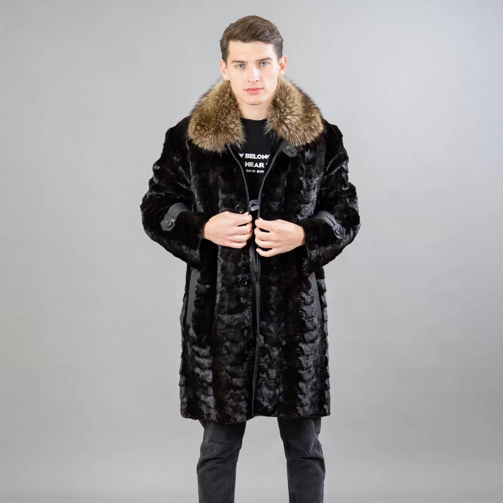 real mink coat men